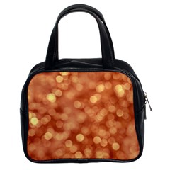 Light Reflections Abstract No7 Peach Classic Handbag (two Sides) by DimitriosArt