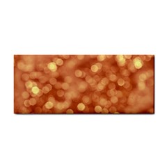 Light Reflections Abstract No7 Peach Hand Towel by DimitriosArt