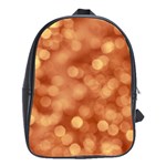 Light Reflections Abstract No7 Peach School Bag (Large) Front