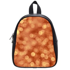 Light Reflections Abstract No7 Peach School Bag (small) by DimitriosArt