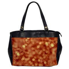 Light Reflections Abstract No7 Peach Oversize Office Handbag by DimitriosArt