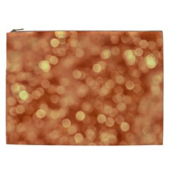 Light Reflections Abstract No7 Peach Cosmetic Bag (xxl) by DimitriosArt