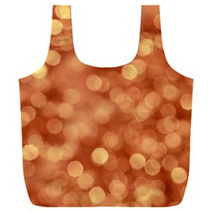 Light Reflections Abstract No7 Peach Full Print Recycle Bag (xxxl) by DimitriosArt