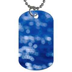 Light Reflections Abstract No2 Dog Tag (two Sides) by DimitriosArt