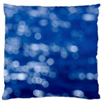 Light Reflections Abstract No2 Large Cushion Case (Two Sides) Front