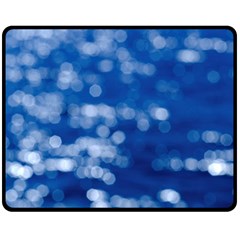 Light Reflections Abstract No2 Double Sided Fleece Blanket (medium)  by DimitriosArt