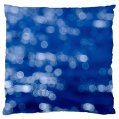 Light Reflections Abstract No2 Large Flano Cushion Case (two Sides) by DimitriosArt