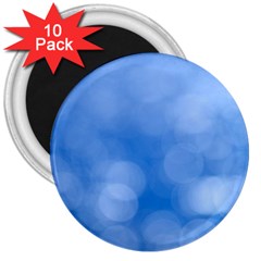 Light Reflections Abstract 3  Magnets (10 Pack)  by DimitriosArt