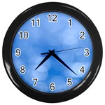 Light Reflections Abstract Wall Clock (Black) Front