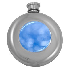 Light Reflections Abstract Round Hip Flask (5 Oz) by DimitriosArt