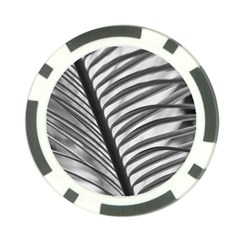 Cycas Leaf The Shadows Poker Chip Card Guard by DimitriosArt