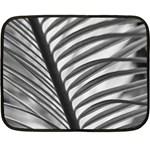 Cycas Leaf The Shadows Double Sided Fleece Blanket (Mini)  35 x27  Blanket Back