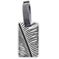 Cycas Leaf The Shadows Luggage Tag (one Side) by DimitriosArt