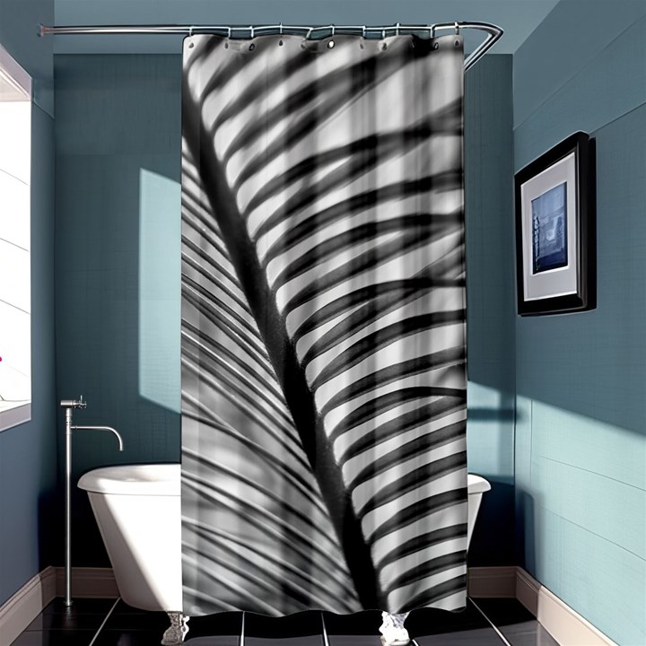 Cycas Leaf The Shadows Shower Curtain 36  x 72  (Stall) 