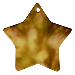 Orange Papyrus Abstract Ornament (star)