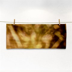 Orange Papyrus Abstract Hand Towel by DimitriosArt