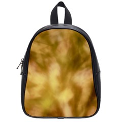 Orange Papyrus Abstract School Bag (small) by DimitriosArt