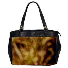 Orange Papyrus Abstract Oversize Office Handbag by DimitriosArt