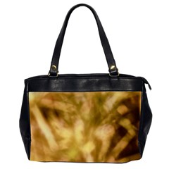 Orange Papyrus Abstract Oversize Office Handbag (2 Sides) by DimitriosArt