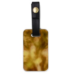 Orange Papyrus Abstract Luggage Tag (one Side) by DimitriosArt