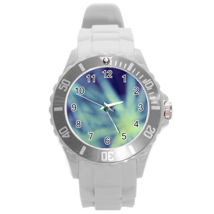 Cold Stars Round Plastic Sport Watch (L)