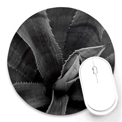 The Agave Heart Round Mousepads by DimitriosArt