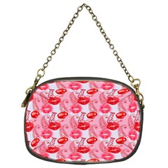 Rose Lips Chain Purse (one Side) by Sparkle