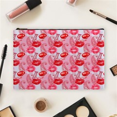 Rose Lips Cosmetic Bag (large) by Sparkle