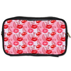 Rose Lips Toiletries Bag (one Side) by Sparkle