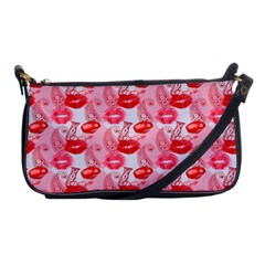 Rose Lips Shoulder Clutch Bag by Sparkle