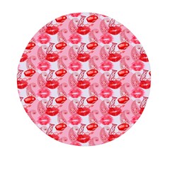 Rose Lips Mini Round Pill Box (pack Of 5) by Sparkle