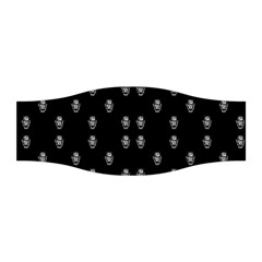 Black And White Sketchy Man Portrait Pattern Stretchable Headband