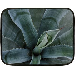 The Agave Heart Under The Light Double Sided Fleece Blanket (mini)  by DimitriosArt