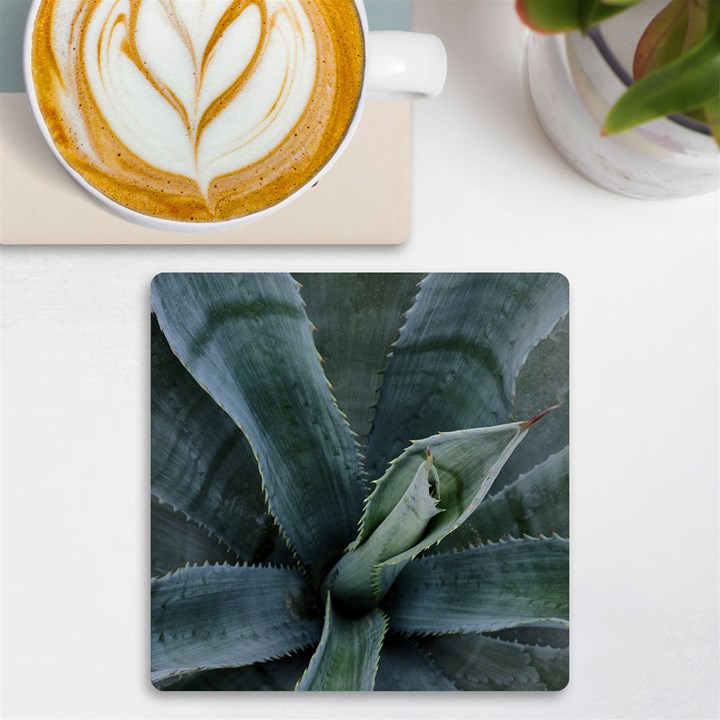 The Agave Heart Under The Light UV Print Square Tile Coaster 