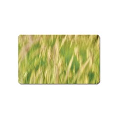 Golden Grass Abstract Magnet (name Card) by DimitriosArt