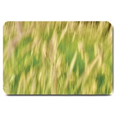 Golden Grass Abstract Large Doormat  by DimitriosArt