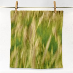 Golden Grass Abstract Face Towel by DimitriosArt