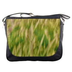 Golden Grass Abstract Messenger Bag by DimitriosArt