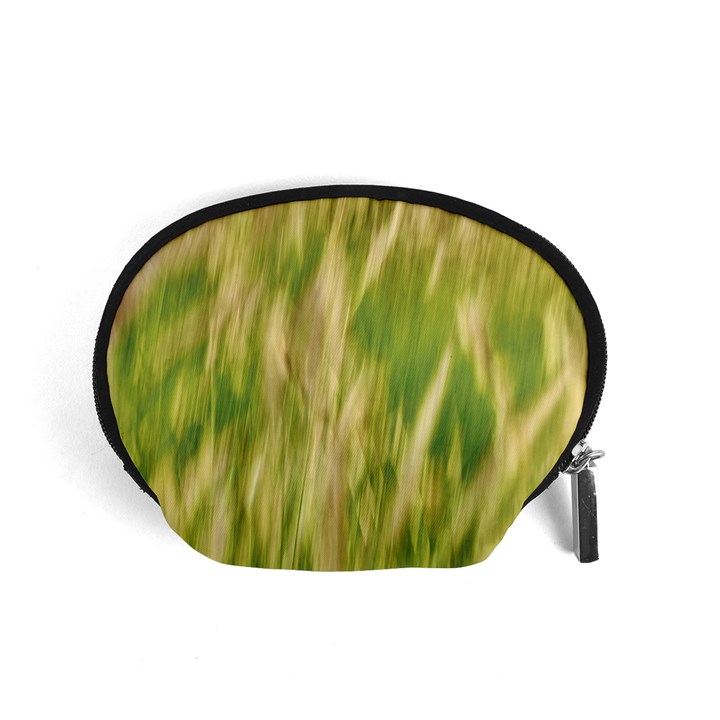 Golden Grass Abstract Accessory Pouch (Small)