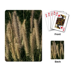 Fountain Grass Under The Sun Playing Cards Single Design (rectangle)