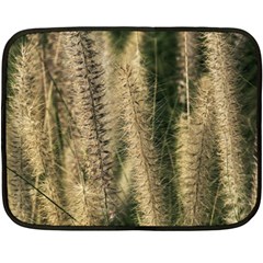 Fountain Grass Under The Sun Fleece Blanket (mini) by DimitriosArt