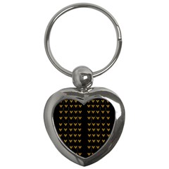 Golden Hearts On Black Freedom Key Chain (Heart)