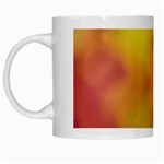 Flower Abstract White Mugs Left