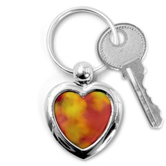 Flower Abstract Key Chain (heart) by DimitriosArt