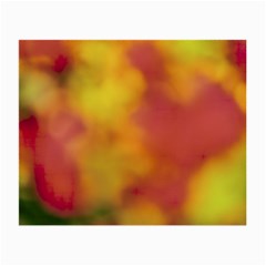 Flower Abstract Small Glasses Cloth by DimitriosArt