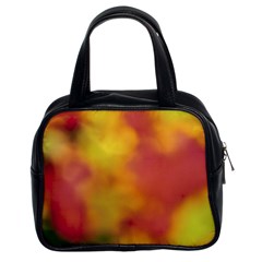 Flower Abstract Classic Handbag (two Sides) by DimitriosArt