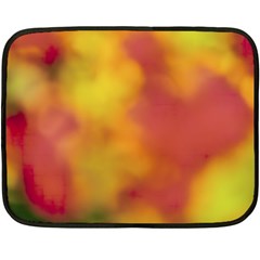 Flower Abstract Fleece Blanket (mini) by DimitriosArt