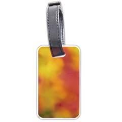 Flower Abstract Luggage Tag (one Side) by DimitriosArt