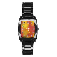 Flower Abstract Stainless Steel Barrel Watch