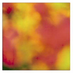 Flower Abstract Large Satin Scarf (square)